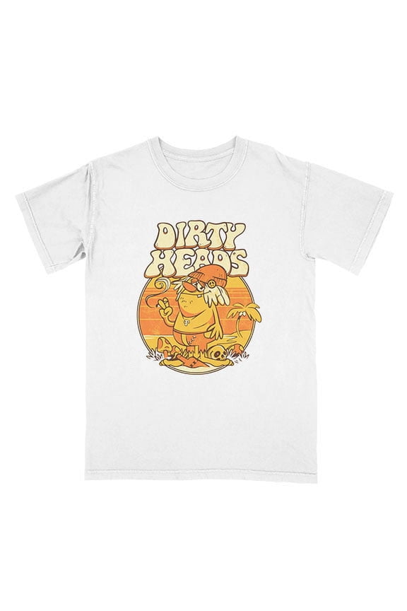 Men's Dirty Heads Hippy T-shirt Small White