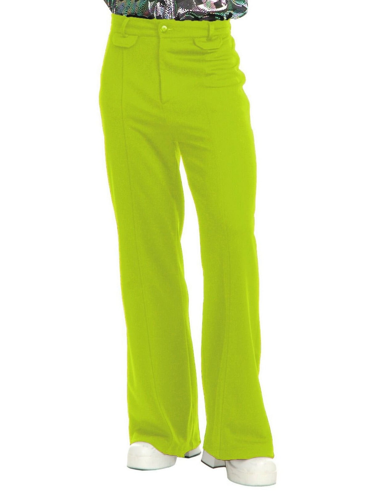 iunoket Mens 70s Disco Pants Vintage Retro Bell Bottom Jeans