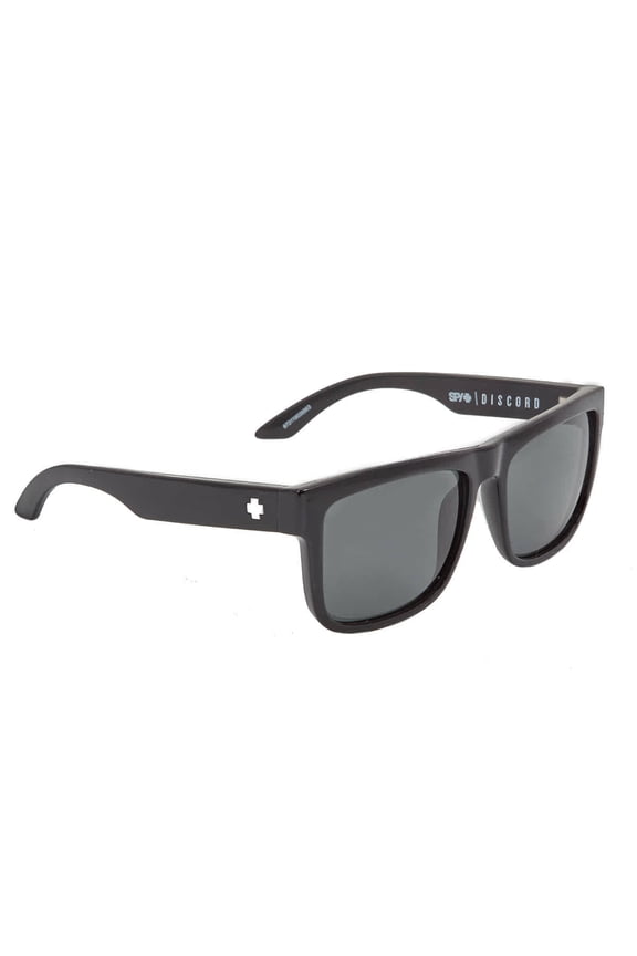 Men's Discord 673119038863 Black Square Sunglasses
