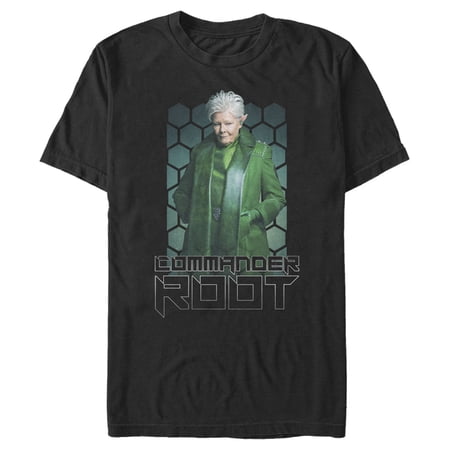 Men's Disney Artemis Fowl Commander Root Portrait Graphic Tee Black Medium