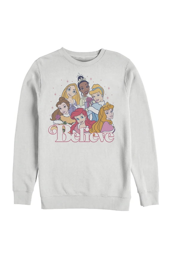 Men's Disney Believe Sparkle Collage Sweatshirt