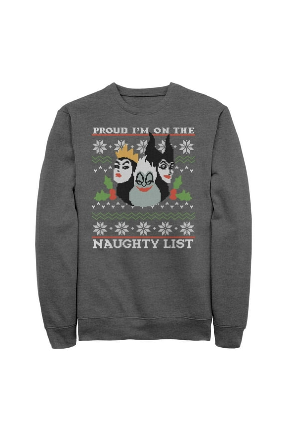 Men's Disney Christmas Naughty List Sweatshirt
