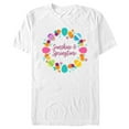 thumbnail image 1 of Men's Disney Easter Princess Eggs Sunshine & Springtime Graphic Tee White X Large, 1 of 5