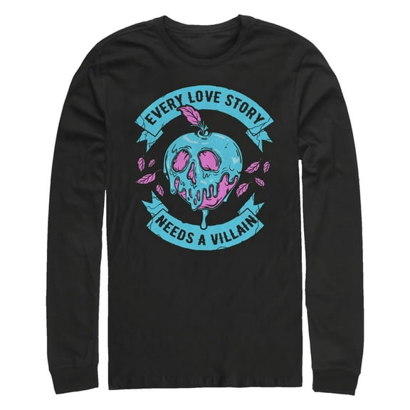 Men's Disney Every Love Story Needs a Villain Long Sleeve Shirt