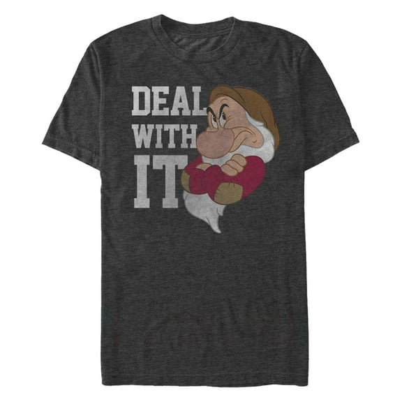 Men's Disney Grumpy Deal With It  Graphic T-Shirt