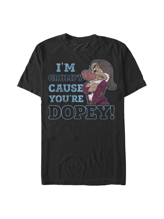 Men's Disney I'm Grumpy Cause You're Dopey Graphic T-Shirt