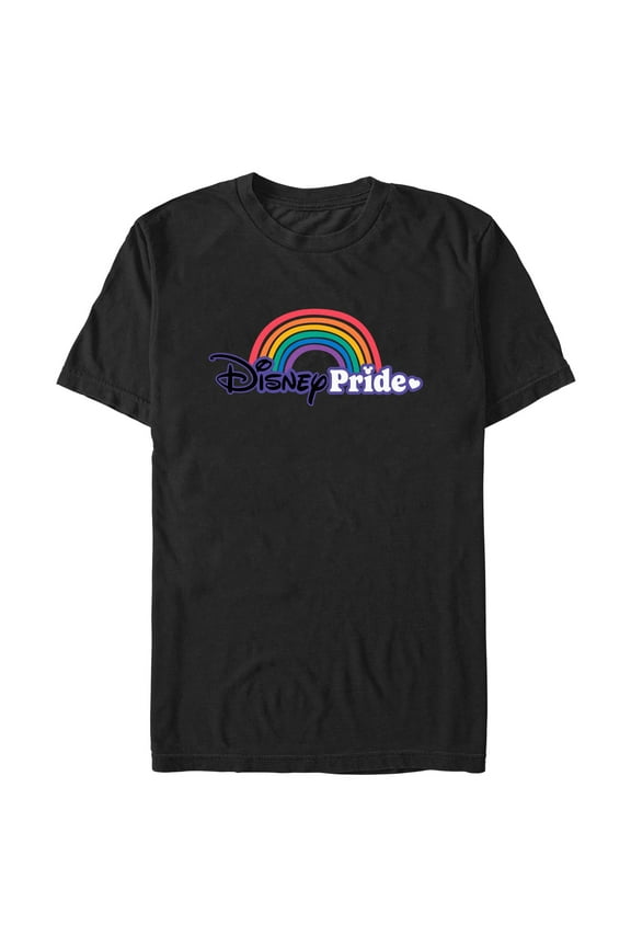 Men's Disney LGBTQIA+ Pride Logo Rainbow Graphic T-Shirt