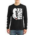 thumbnail image 1 of Men's Disney "Mickey Half Face" Mickey Mouse Long Sleeve Graphic Tee, 1 of 4