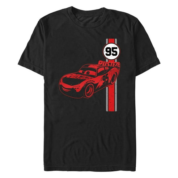 Men's Disney / Pixar Cars 3 McQueen Jersey Tee Color: Black Size: 3XL