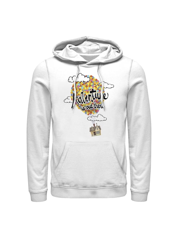 Men's Up Adventure is Out There Balloons Pull Over Hoodie