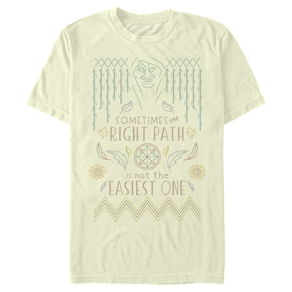 Men's Pocahontas Grandmother Willow The Right Path Graphic T-Shirt