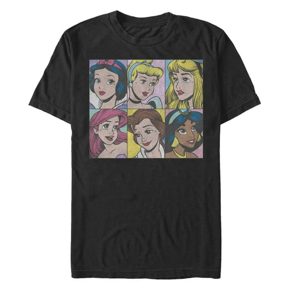 Men's Disney Pop Art Princesses  Graphic T-Shirt