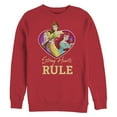 thumbnail image 1 of Men's Disney Princess Valentine Strong Hearts Sweatshirt, 1 of 4