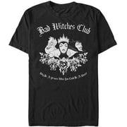 Men's Disney Princesses Bad Witches Club  Graphic Tee Black Large