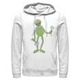 thumbnail image 1 of Men's Disney The Muppets Kermit The Frog Portrait Hoodie Color: White Size: M, 1 of 4