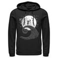 thumbnail image 1 of Men's The Nightmare Before Christmas Halloween Jack Skellington Sally Meant to Be Pull Over Hoodie Black Medium, 1 of 4