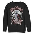 thumbnail image 1 of Men's Disney The Nightmare Before Christmas Jack Santa Claus Sweatshirt Color: Black Size: L, 1 of 4