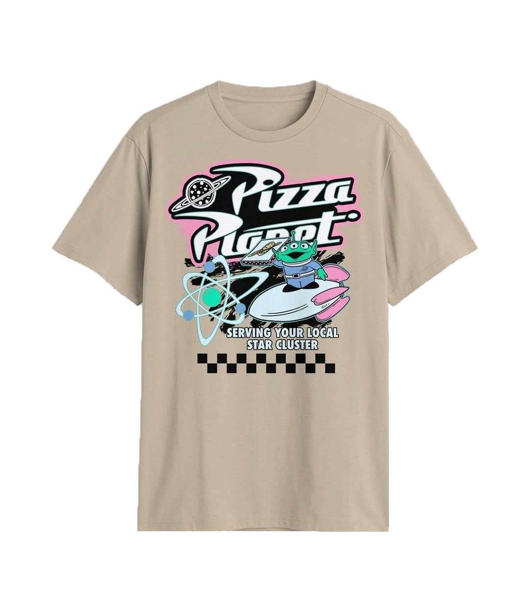 Disney　リンガーTシャツ　トイストーリー　Pizza Planet　宇宙 Pizza Planet Disney Toy Story Ringer T-shirt Halloween Costume