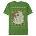 thumbnail image 1 of Men's Disney Ugly Christmas Princess Circle Graphic T-Shirt, 1 of 5