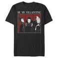 thumbnail image 1 of Men's Disney Villains Be My Villaintine  Graphic Tee Black 3X Large, 1 of 5