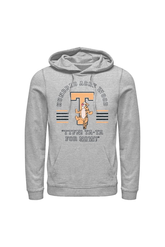 Men's Winnie the Pooh Collegiate Tigger Pull Over Hoodie