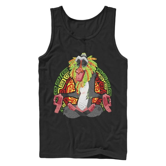 Men's Lion King Rafiki Geometric Rainbow Tank Top
