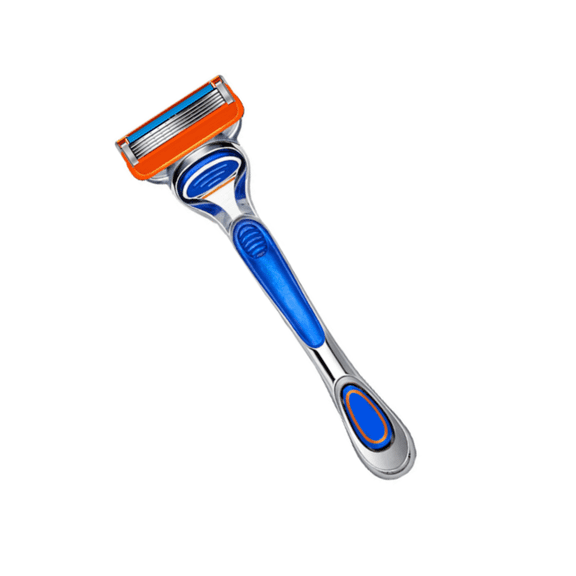 Men's Disposable 5-Blade Razors, Comfortable Shave, 4-Pack