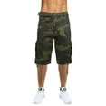 thumbnail image 1 of Men's Distressed Vintage Belted Cargo Utility Shorts (Size 30-48), 1 of 5