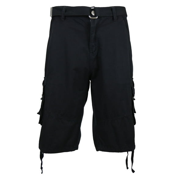 Men's Distressed Vintage Belted Cargo Utility Shorts (Size 30-48)