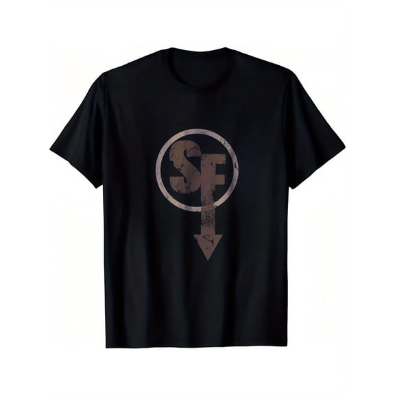Men's Distressed Vintage SF Graphic T-Shirt