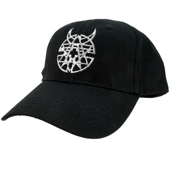 Men's Disturbed Icon & Logo Baseball Cap Adjustable Black