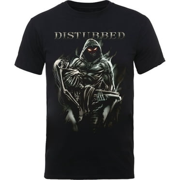 Men's Disturbed Lost Souls Slim Fit T-shirt Small Black