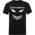 thumbnail image 1 of Men's Disturbed Scary Face Candle Slim Fit T-shirt Large Black, 1 of 3