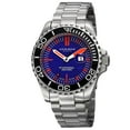 thumbnail image 1 of Men's Divers Quartz Date Blue Bracelet Watch, 1 of 5