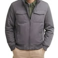 thumbnail image 1 of Men's Dockers® 2-Pocket Bomber Jacket Color: Gray Size: M, 1 of 4
