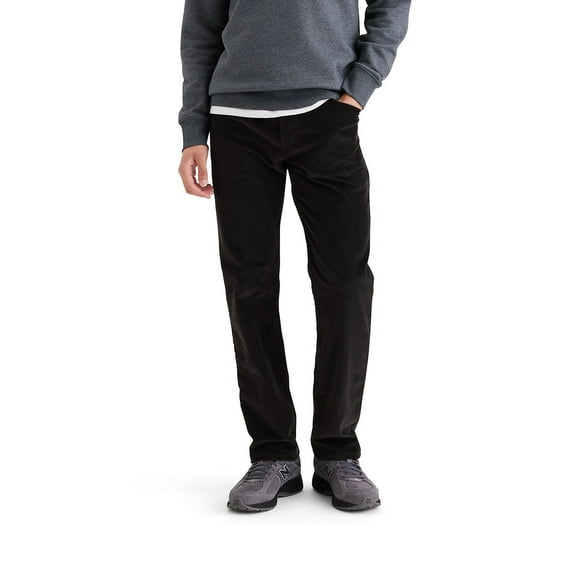 Men's Dockers® All Seasons Tech Corduroy Jean Cut Straight Fit Pants Color: Beautiful Black Size: 34X32