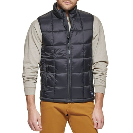 Men's Dockers Box Quilted Vest Color: Black Size: XXL