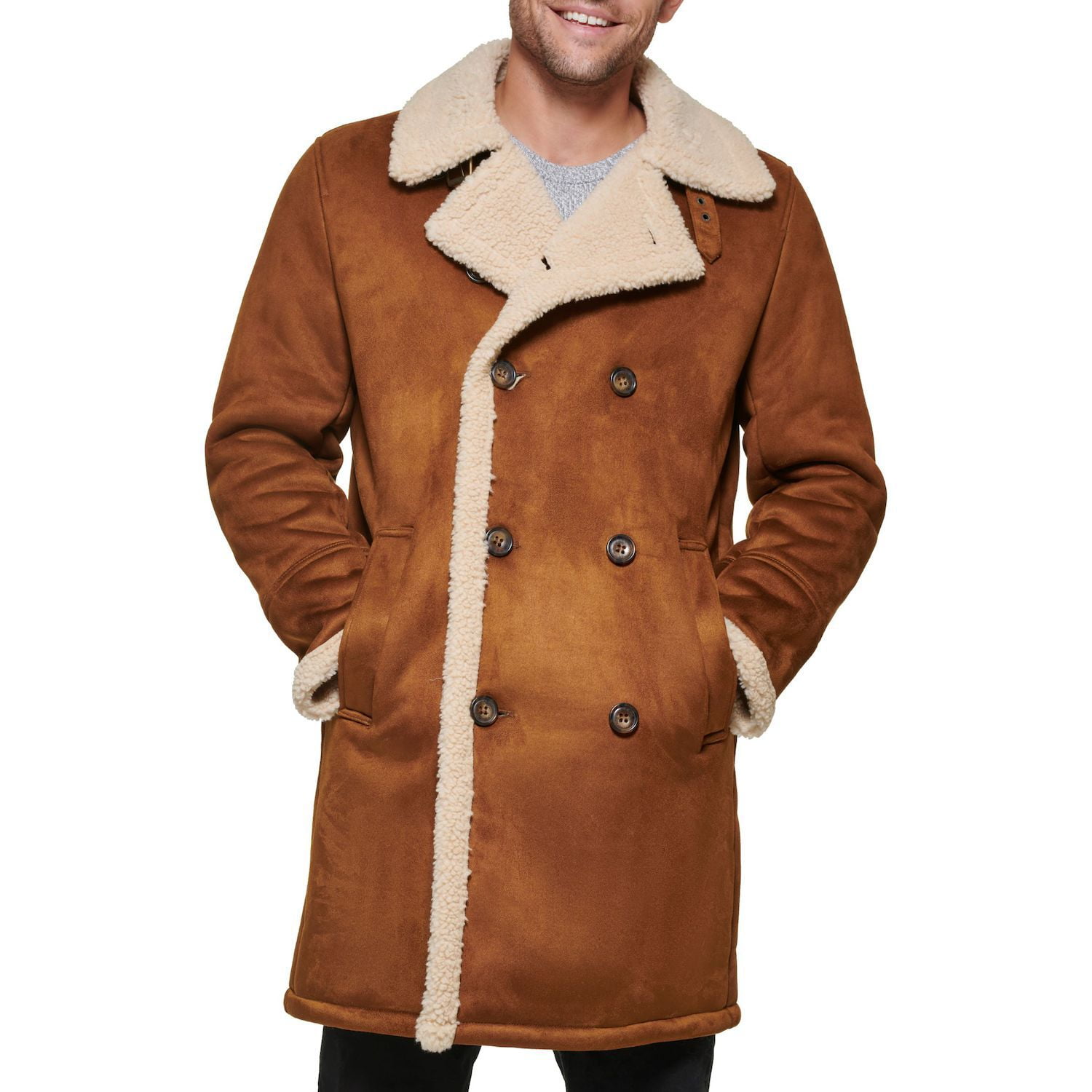 稀少【メンズ規格】OLDENGLANDPARIS WoolDuffleCoat Men's Dockers® Faux Shearling Walking Coat Color: Cognac Size: XL