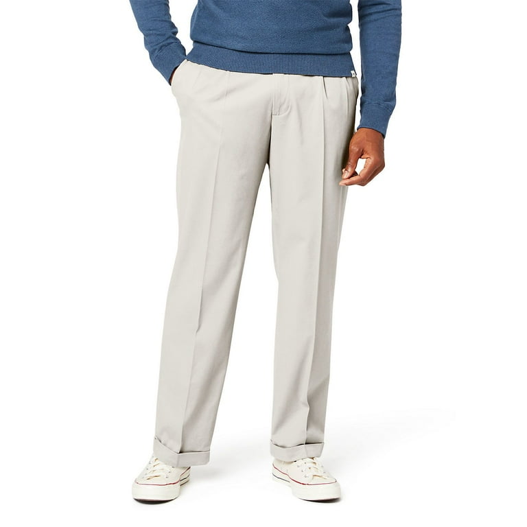 Men's Dockers® Relaxed Fit Comfort Stretch Pleated Cuffed Men's Dockers® Relaxed Fit Comfort Stretch Pleated Cuffed