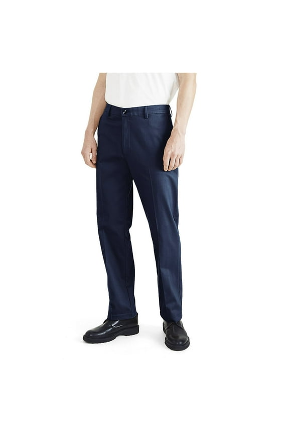 Men's Dockers® Signature Iron-Free Stain Defender Classic-Fit Khaki Pants Color: Navy Blazer Size: 34X32