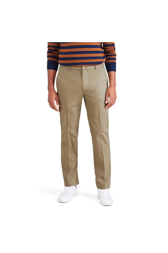Men's DockersĀ® Signature Iron-Free Stain Defender Straight-Fit Khaki Pants Color: British Khaki Size: 33X32