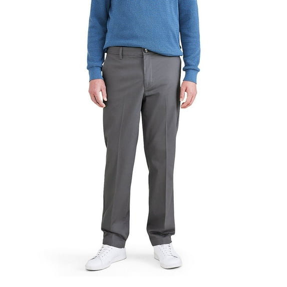 Men's Dockers® Signature Iron-Free Stain Defender Straight-Fit Khaki Pants Color: Burma Grey Size: 33X32