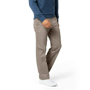 Men's Dockers® Signature Iron-Free Stain Defender Straight-Fit Khaki Pants Color: Timber Wolf Size: 34X34
