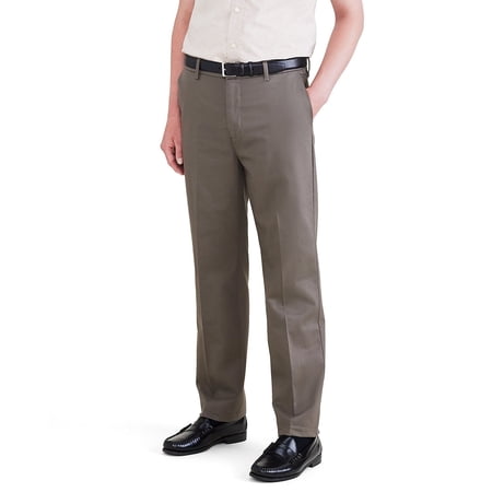 Men's Dockers® Signature Iron-Free Stain Defender Straight-Fit Khaki Pants Color: Dark Pebble Size: 34X32