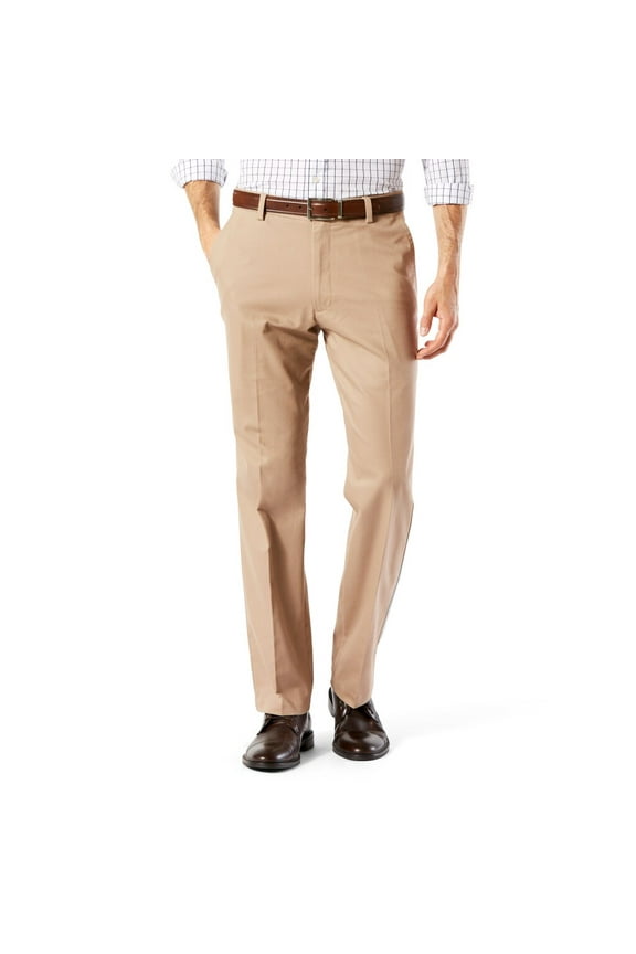 Men's Dockers Stretch Easy Khaki D2 Straight-Fit Flat-Front Pants Khaki