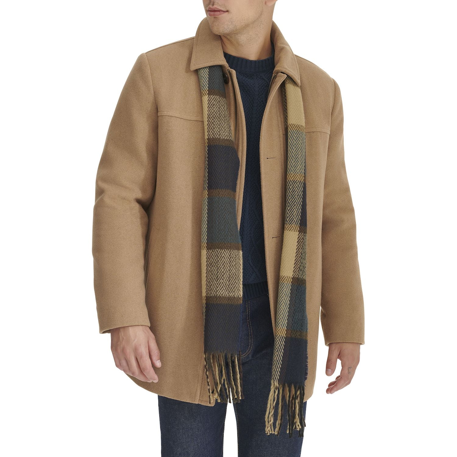 Dockers wool scarf coat online