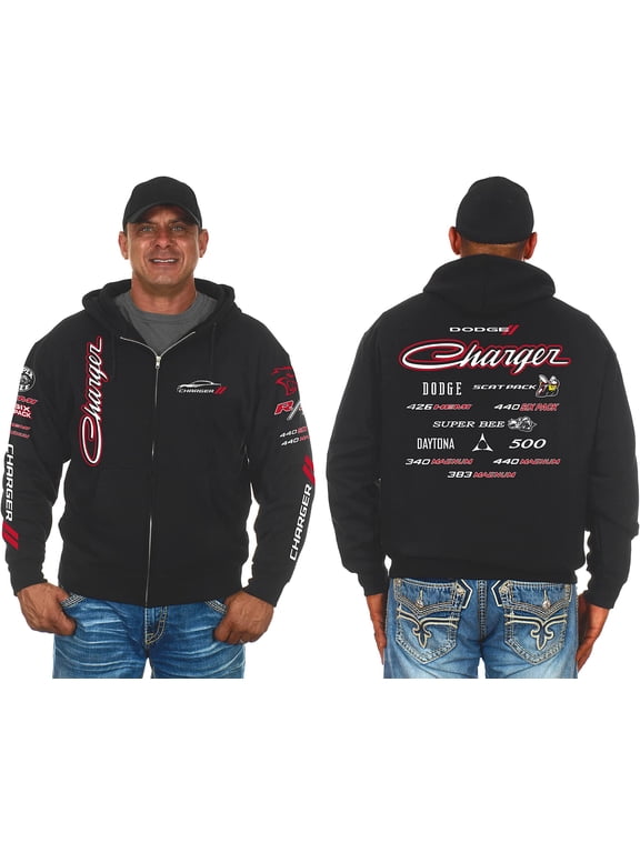 Men's Dodge Charger Zip Up Hoodie