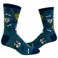 thumbnail image 1 of Men's Dog Dad Socks Funny Fathers Day Pet Puppy Lover Graphic Footwear, 1 of 7