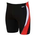 thumbnail image 1 of Men's Dolfin Jammer Swim Trunks Color: Black Red White Size: 30, 1 of 4