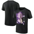 thumbnail image 1 of Men's Domantas Sabonis Black Sacramento Kings Jump Pass T-Shirt, 1 of 3